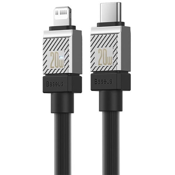 Кабель Baseus CoolPlay Series Fast Charging Cable Type-C to Lightning 20W CAKW000001 (1, черный)