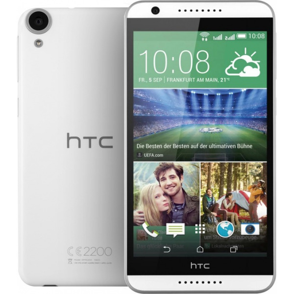 Смартфон HTC Desire 820G dual sim EEA Gloss White + Light Grey Trim (99HAFF040-00)