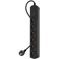 Сетевой фильтр Ippon BK-6-EU-1.8-10-B 1.8м (6 розеток) черный