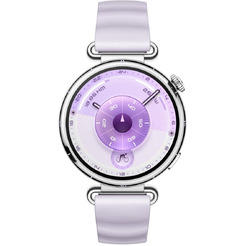 Смарт-часы HUAWEI Watch GT 6 41mm (KSU-B19) серебристый, с фиолетовым ремешком из фторэластомера
