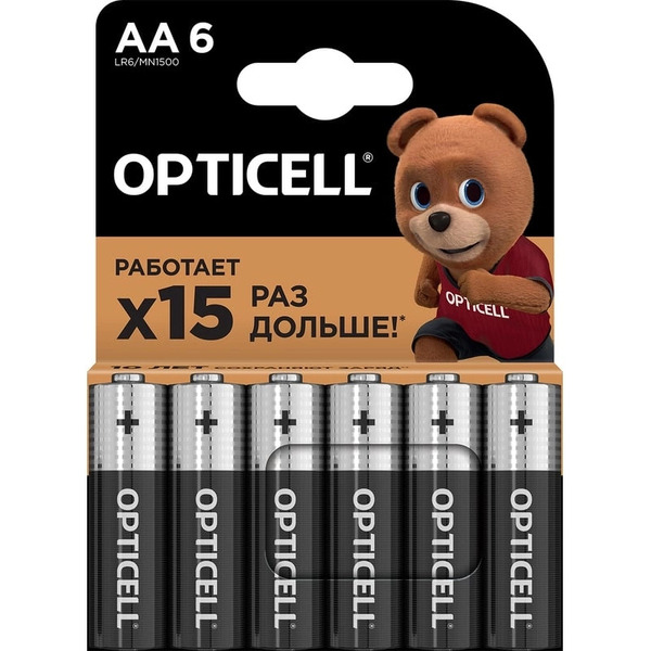 Батарейки Opticell Basic AA 6шт