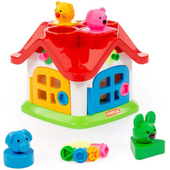 Сортер Полесье Логический теремок 9142 (в коробке)