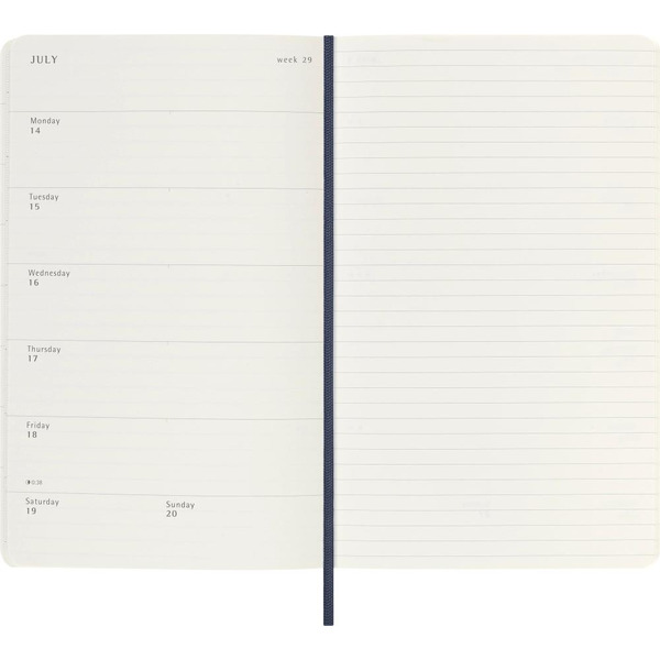 Еженедельник Moleskine Academic Soft WKNT DSB2018WN3 (синий)