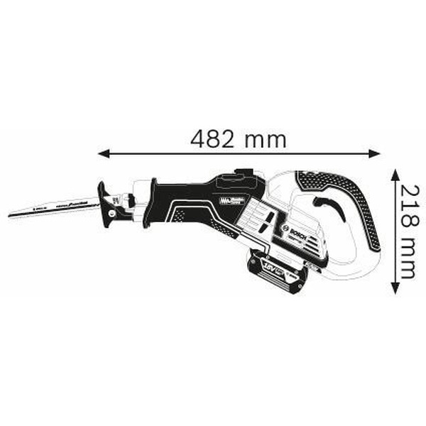 Сабельная пила Bosch GSA 18V-32 Professional (06016A8102)