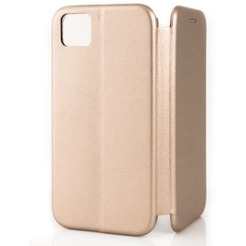 Чехол-книга CASE Magnetic flip для Huawei Y5p / Honor 9S (золотой)