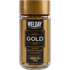 Кофе растворимый WELDAY GOLD MARK 190 г 622674