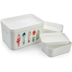 Набор органайзеров BEROSSI Serenity АС 55701000 (снежно-белый)