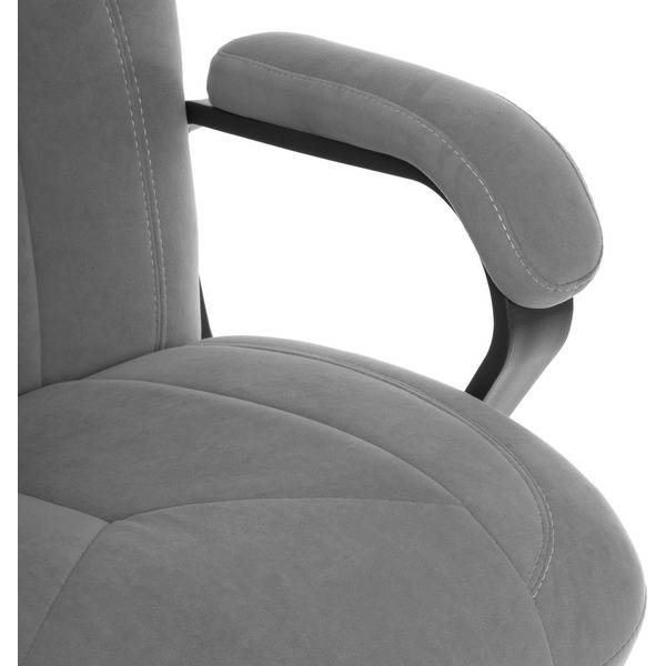 Кресло офисное Tetchair Boss metalBL (велюр, серый, 29)