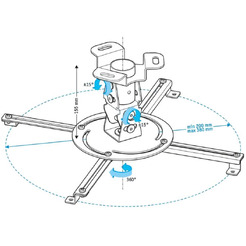 Кронштейн для проектора HOLDER PR-103-W