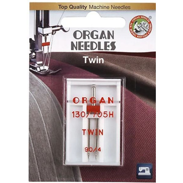 Иглы двойные Organ 1-90/4 Blister