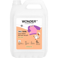 Экогель для стирки детских вещей WONDER LAB Цветы хлопка 5л