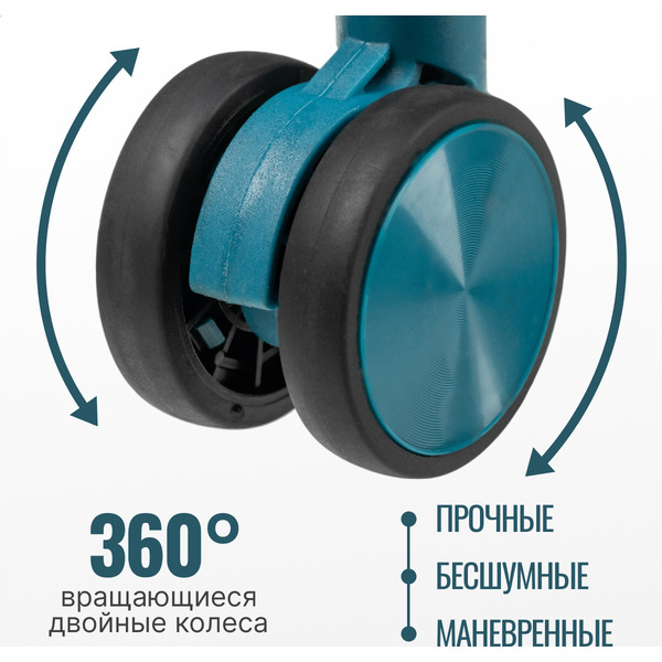 Чемодан на колесах DoubleW Nexo (L, синий)