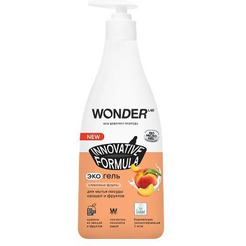 Экогель для посуды WONDER LAB Сливочные фрукты 0.55 л