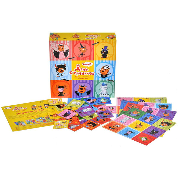 Настольная игра Hobby World Три кота День страшилок 915976