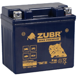 Мотоциклетный аккумулятор ZUBR Premium YTZ7S R+ (6 А·ч)