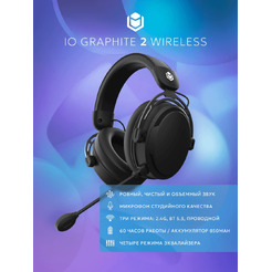 Наушники IO by Red Square Graphite 2 Wireless (черный)