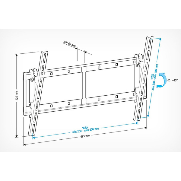 Кронштейн HOLDER LCD-T6606-B