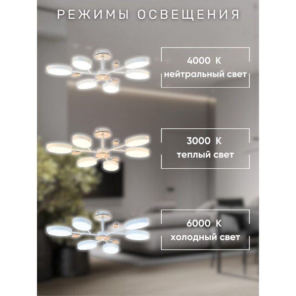 Люстра Aitin-Pro X9870/6 (белый)