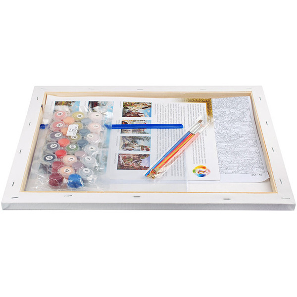 Картина по номерам Белоснежка Франция. Бретань. Карантек 351-AS