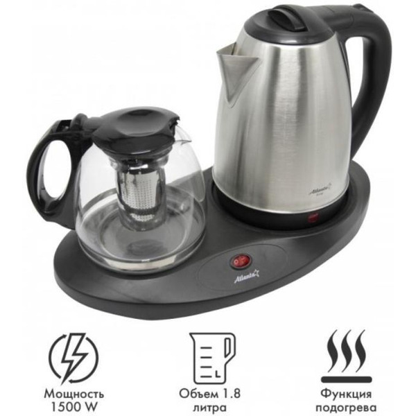 Чайный набор Atlanta ATH-2591 (black)