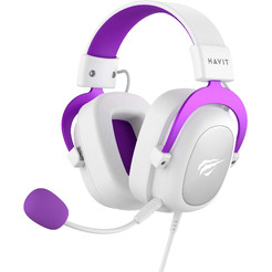 Наушники Havit Gamenote H2002d (белый/фиолетовый)