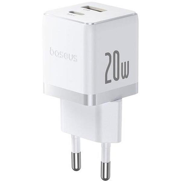 Сетевое зарядное Baseus Palm Fast Charger C+U 20W EU P10111608213-00 (белый)