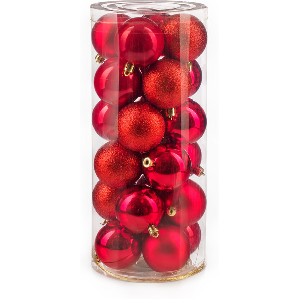 Набор новогодних шаров Ausini VT25-04003-3