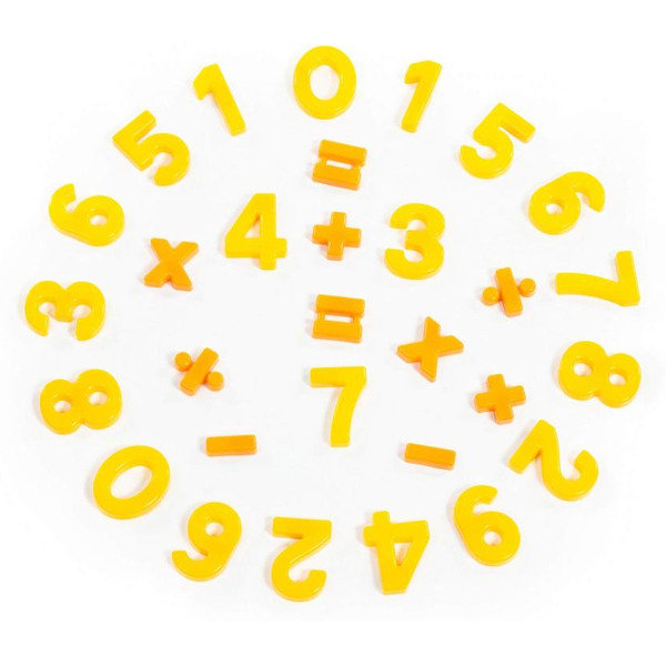 Набор цифр Полесье Первые уроки 70654 (20 цифр+10 математических знаков)