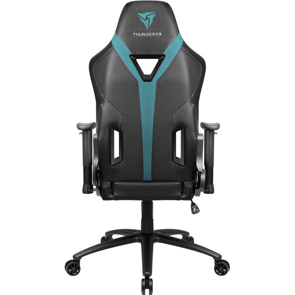 Кресло компьютерное THUNDERX3 YC3 (черный/бирюзовый)