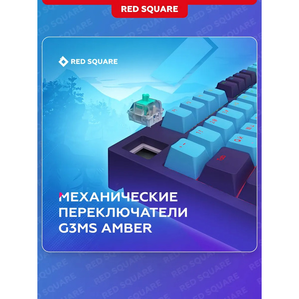 Клавиатура Red Square Keyrox TKL Classic Everfrost (g3ms Amber)