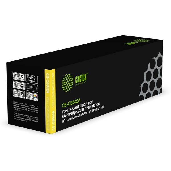Картридж лазерный Cactus CS-CB542A CB542A (желтый)
