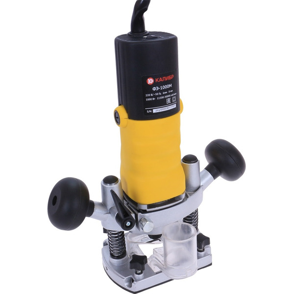 Фрезер ручной электрический Калибр Мастер ФЭ-1000М