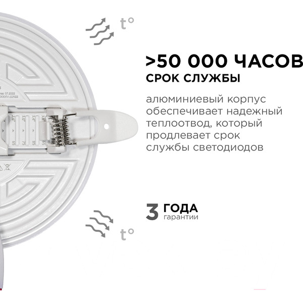 Панель светодиодная встраиваемая APEYRON 06-105
