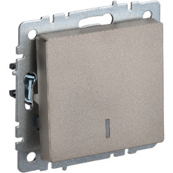 Выключатель IEK Brite ВС10-1-1-БрШ