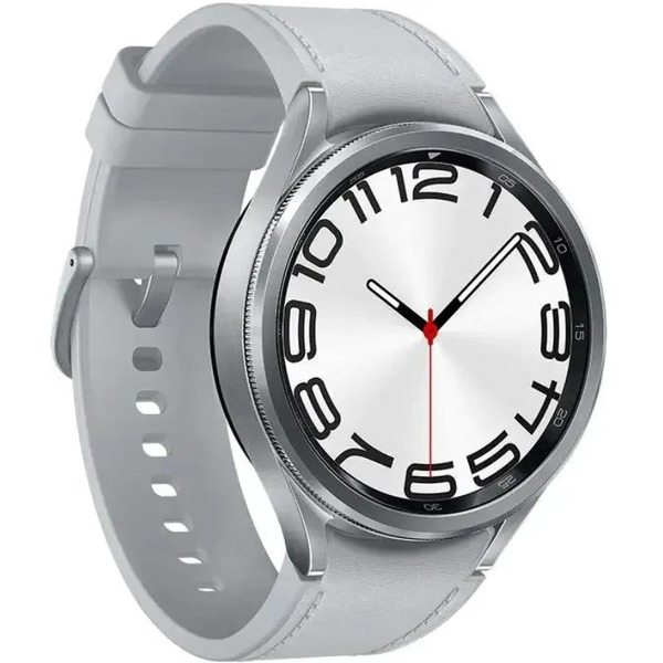 Смарт-часы Samsung Galaxy Watch 6 Classic LTE 47мм серебристый (SM-R965FZSACAU)