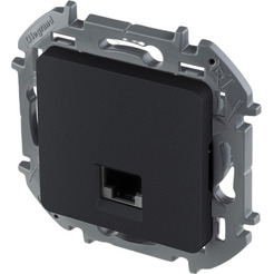 Розетка Legrand Inspiria 673833 (антрацит)