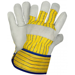 Перчатки кожаные Arcticus 2405 С р.10 желтый/синий