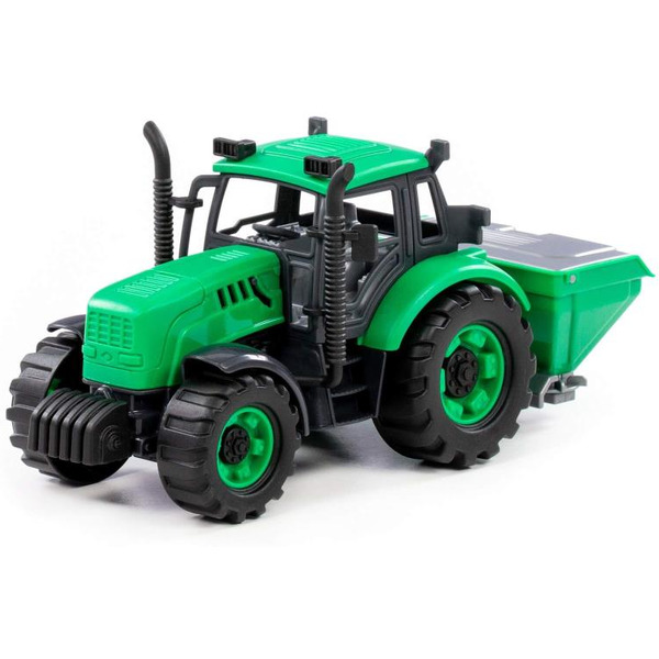 Трактор сельскохозяйственный Полесье Прогресс инерционный (зелёный) 91239