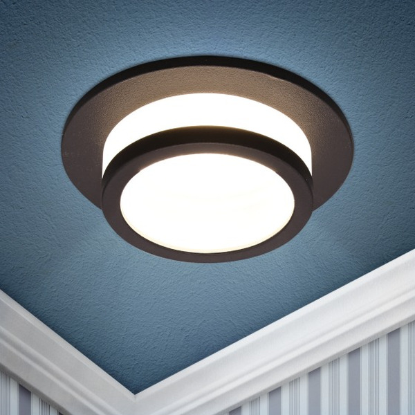 Точечный светильник ЭРА KL89 BK Б0054357