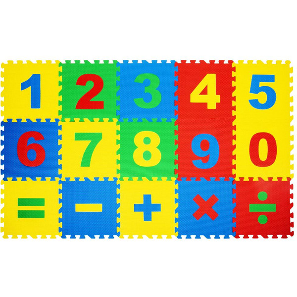 Коврик-пазл напольный ЮНЛАНДИЯ Учим цифры 664659