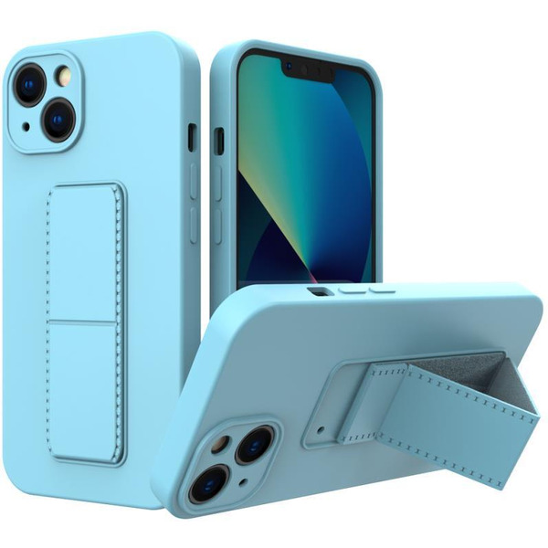 Бампер Bingo Stand для APPLE iPhone 13 Голубой