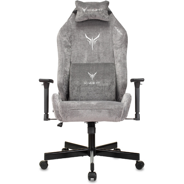 Кресло игровое Knight N1 Fabric Light-19 (1626370) серый