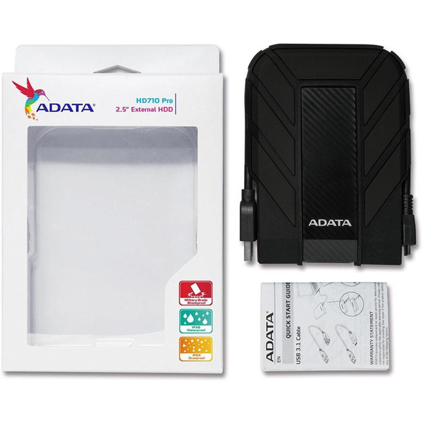 Внешний жесткий диск ADATA AHD710P-1TU31-CBK AHD710P Black