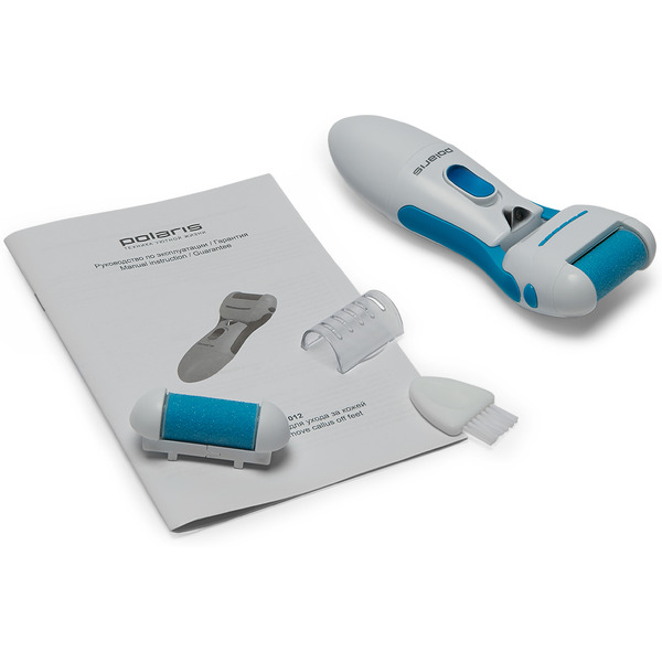 Педикюрный прибор для удаления мозолей POLARIS PSR1012 (white-turquoise)