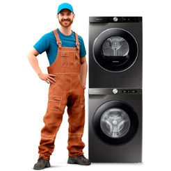 Установка сушильной машины в колонну "ПРЕМИУМ"