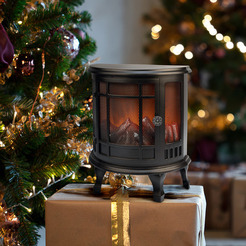 Светодиодный камин NEON-NIGHT Винтаж мини с эффектом живого огня 511-022