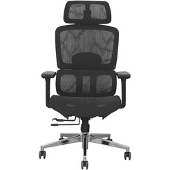 Кресло офисное SITUP GARFILD LUX BLACK chrome (сетка армированная Black/ Black)