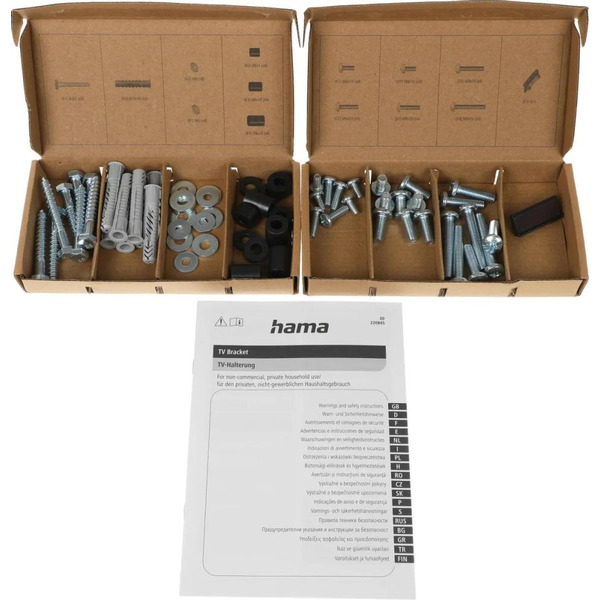 Кронштейн для телевизора Hama 00220843 (черный)