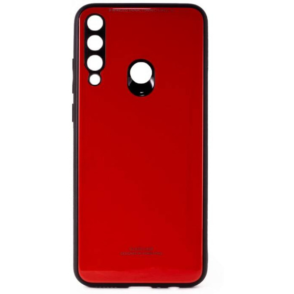 Накладка CASE Glassy Huawei Y6p (красный)