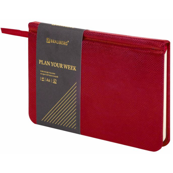 Еженедельник недатированный BRAUBERG Iguana 114481